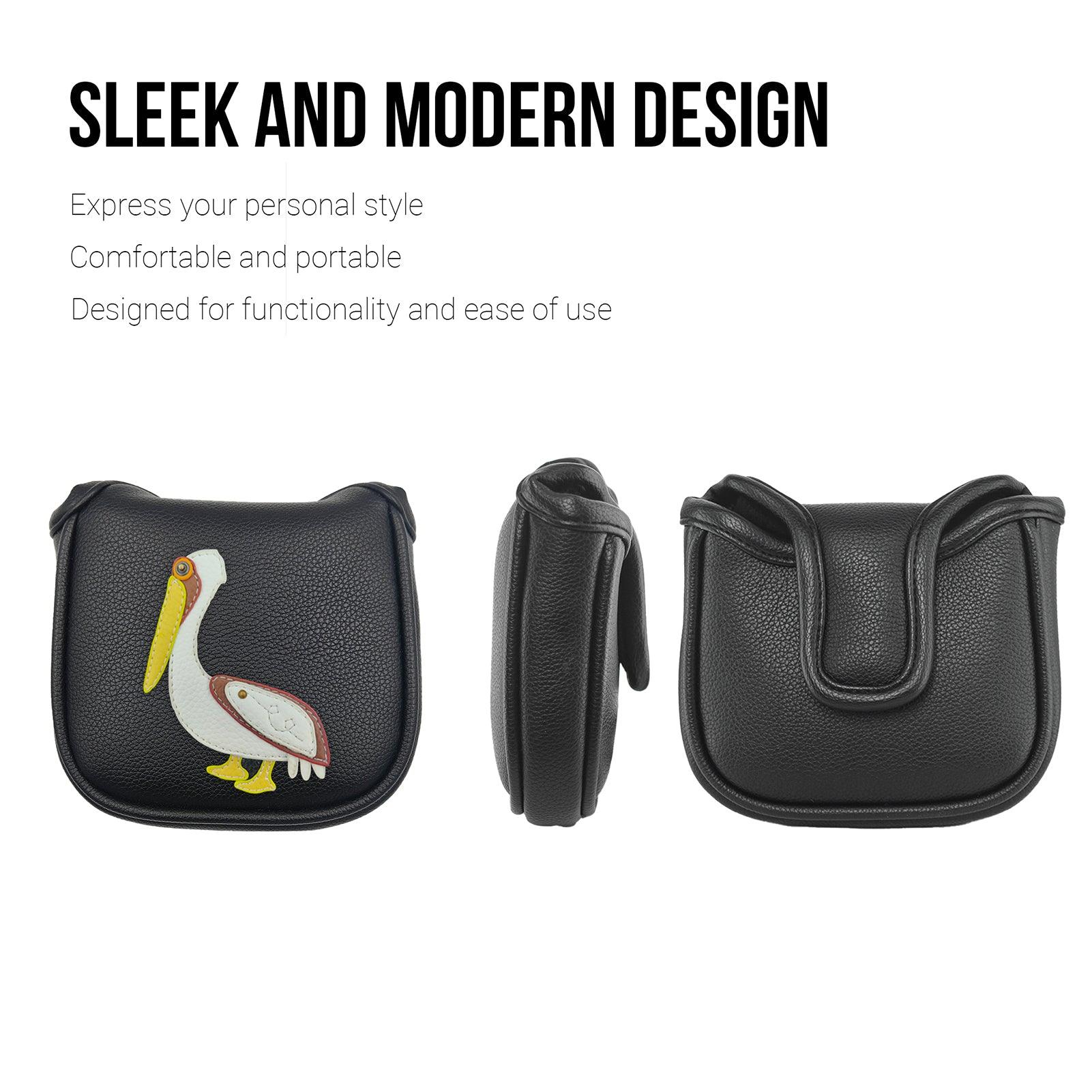 Pelican PU Leather Golf Club Covers Square Large Mallet Putter Headcovers Protector - CHEZBABY GOLF COVER