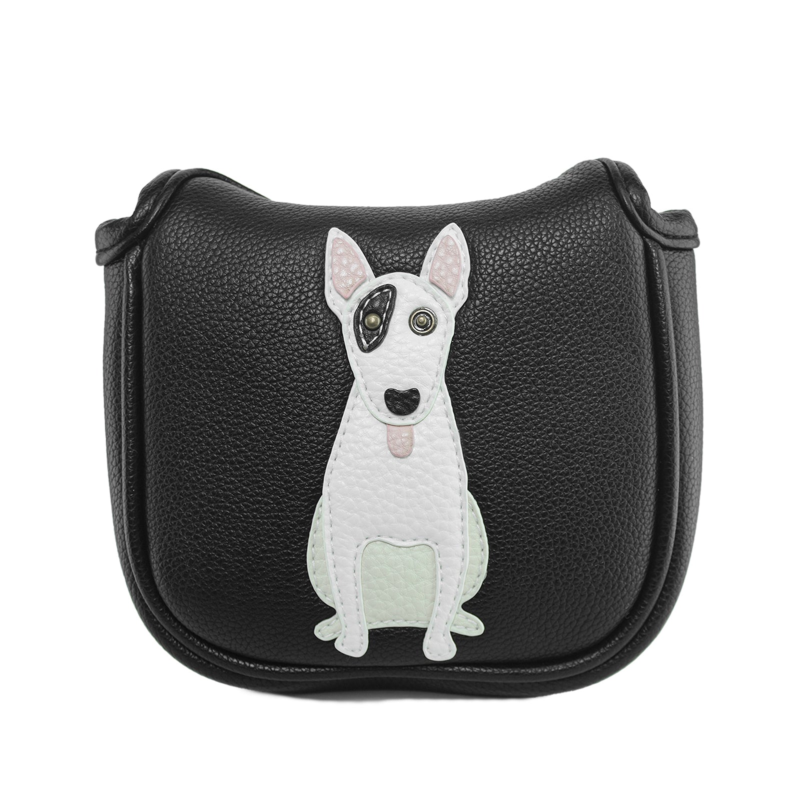 Bull Terrier PU Leather Golf Club Covers Square Large Mallet Putter Headcovers Protector - CHEZBABY GOLF COVER