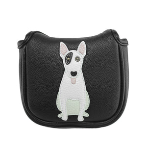 Bull Terrier PU Leather Golf Club Covers Square Large Mallet Putter Headcovers Protector - CHEZBABY GOLF COVER