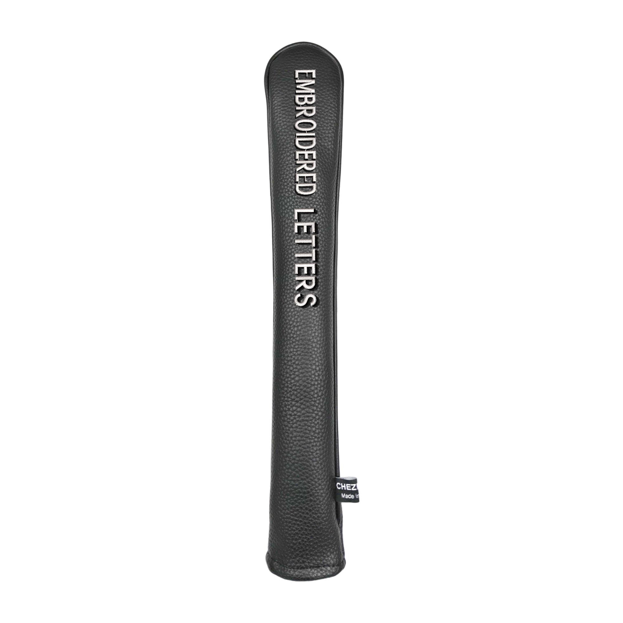 Custom Embroidered PU Leather Alignment Stick Headcover