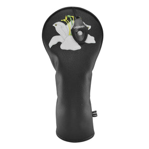 Lily PU Leather Golf Club Covers Driver Headcovers Fairway Woods Hybrid Protector with Interchangeable Number Tag - CHEZBABY GOLF COVER