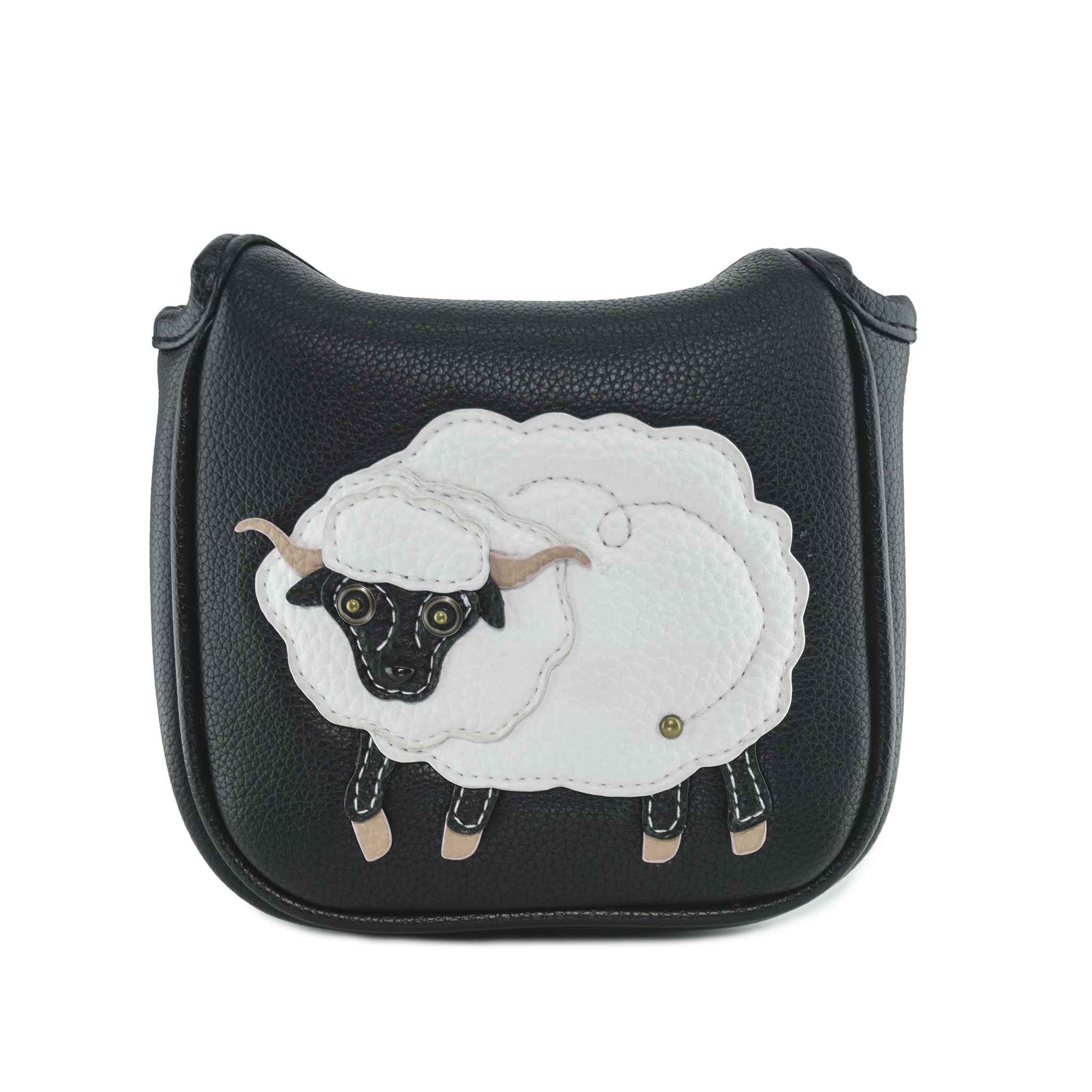 Sheep PU Leather Golf Club Covers Square Large Mallet Putter Headcovers Protector - CHEZBABY GOLF COVER