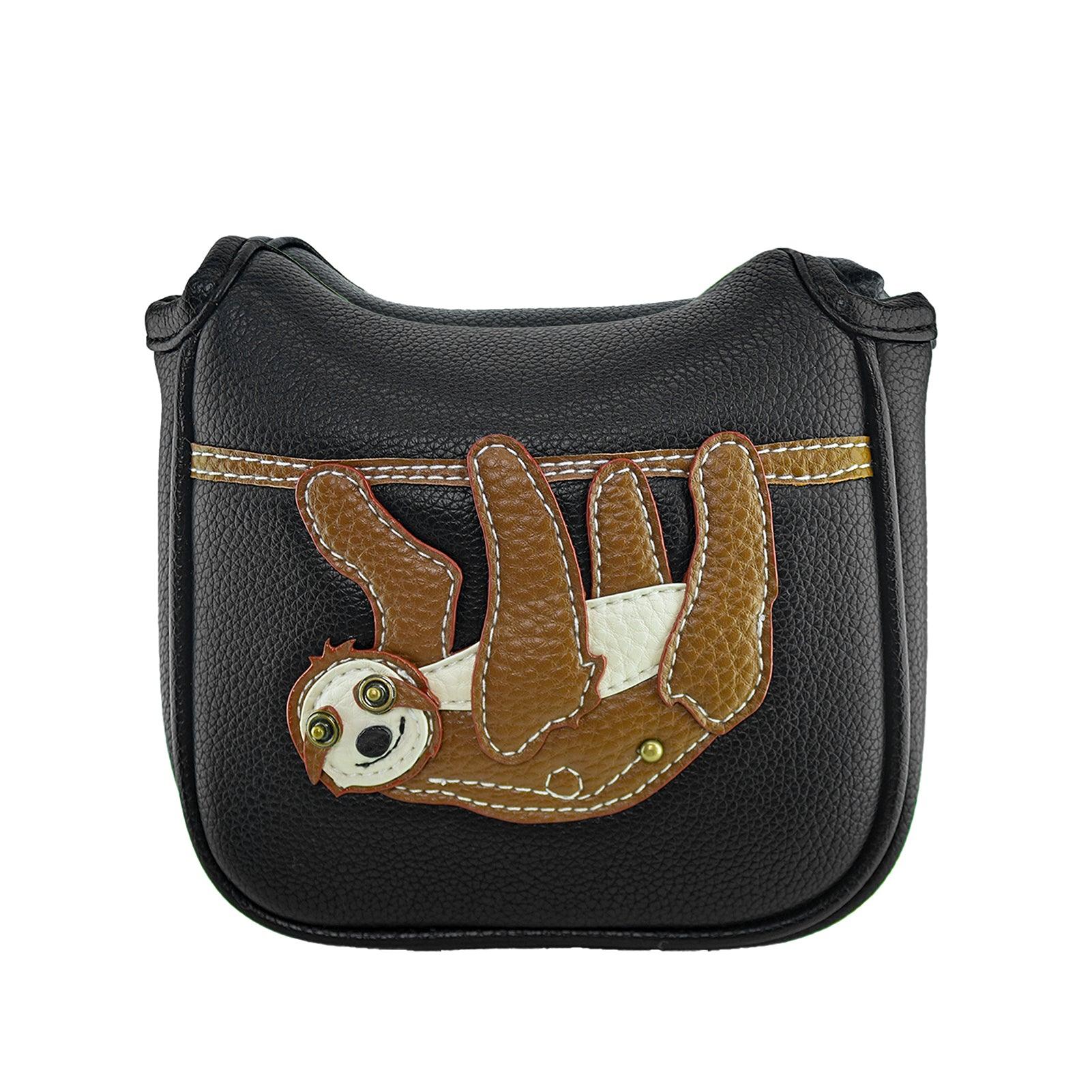 Sloth PU Leather Golf Club Covers Square Large Mallet Putter Headcovers Protector - CHEZBABY GOLF COVER