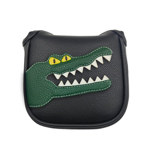 Crocodile PU Leather Golf Club Covers Square Large Mallet Putter Headcovers Protector - CHEZBABY GOLF COVER